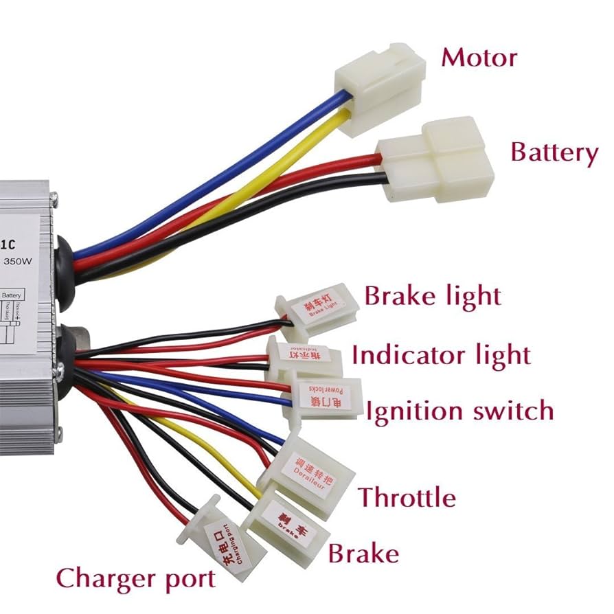 Amazon.com: ZXTDR 24V 350W Brush Speed Motor Controller for